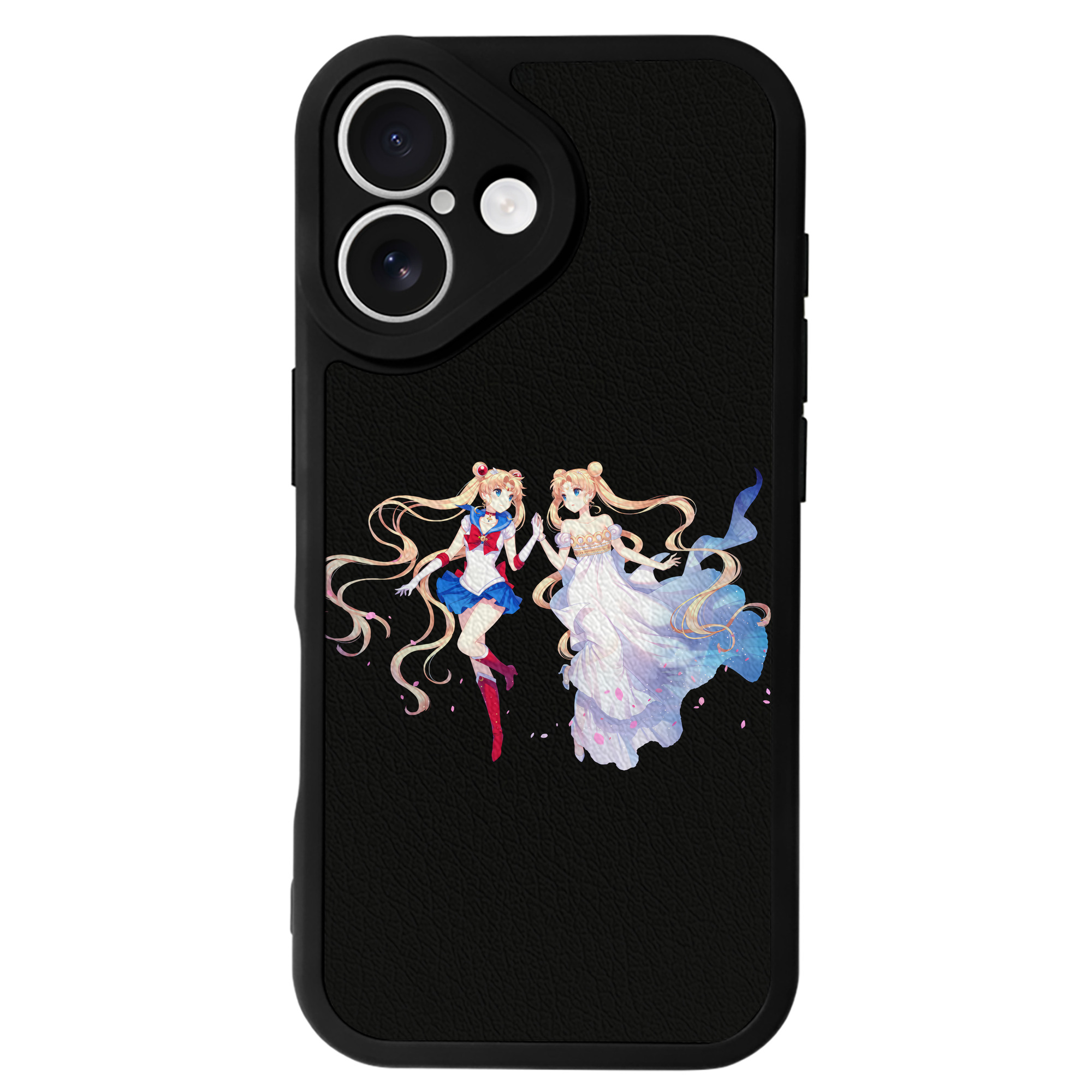 （画像用） 美少女戦士セーラームーン 月野 うさぎ つきの うさぎ Sailor Moon Tsukino Usagi 【iPhone 16シリーズ対応】シリコンスマホケース（レザー調） 材質：シリコン